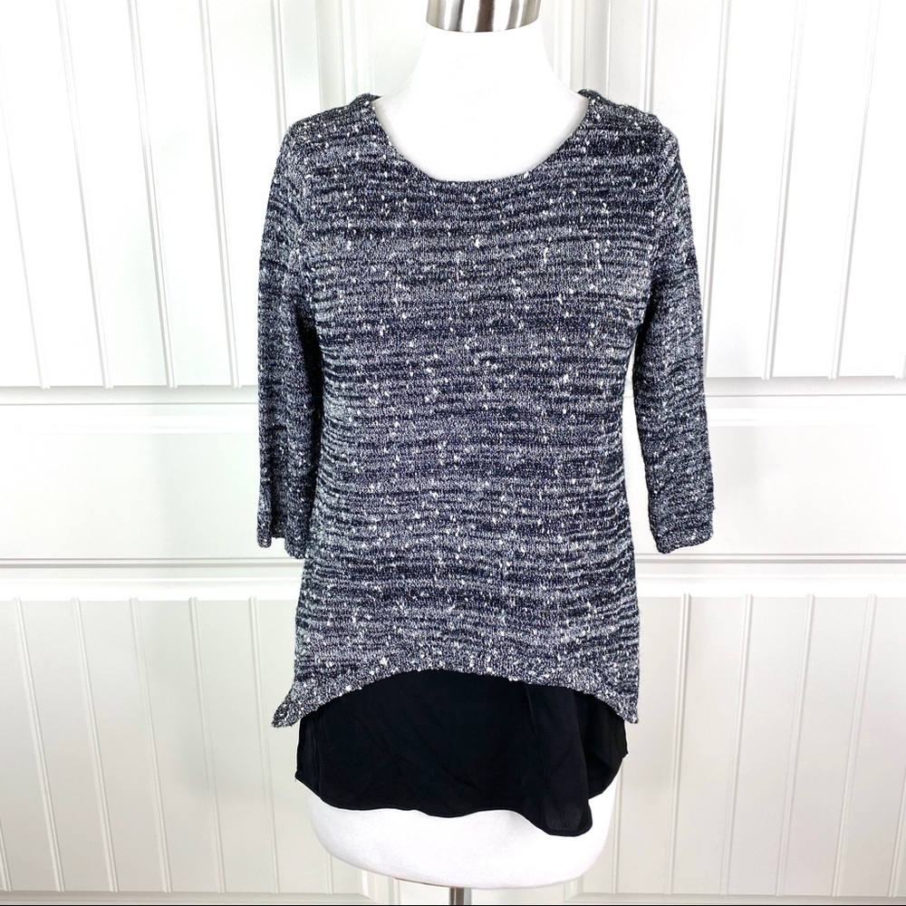 Stitch Fix Skies Are Blue Lurex Sweater and Cami